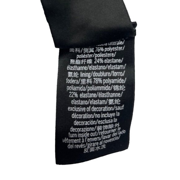 Victorias Secret‎ PINK Strappy Sports Bra Size M Gray & Black Polyester/Elastane - Picture 5 of 11